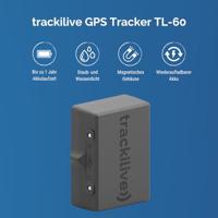 Trackilive TL-60 GPS-tracker Voertuigtracker, Multifunctionele tracker, Live Tracking Zwart 1 stuk(s) - thumbnail