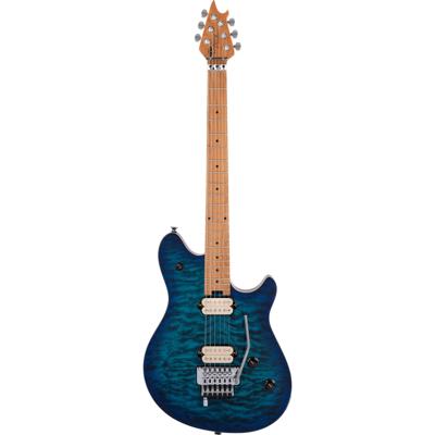 EVH Wolfgang Special QM Baked Maple Chlorine Burst elektrische gitaar