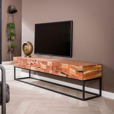 Industrieel TV-meubel 'Mill' Acaciahout, 180cm Industrieel TV-meubel 'Mill' Acaciahout, 180cm