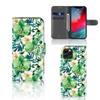 Apple iPhone 11 Pro Hoesje Orchidee Groen - thumbnail