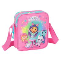 Schoudertas Gabby's Dollhouse Confetti Roze Turkoois 16 x 18 x 4 cm - thumbnail