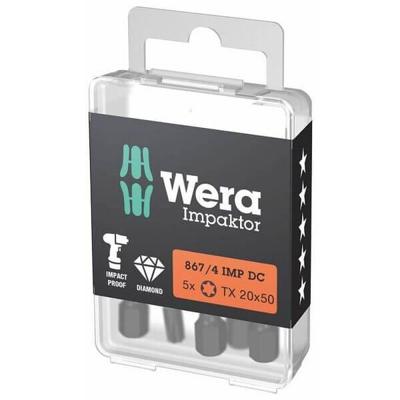 Wera 867/4 IMP DC Diamond Impaktor TORX® Bits TX 20x50 05057664001 Wera 867/4 IMP DC Diamond Impaktor TORX® Bits TX 20x50 05057664001