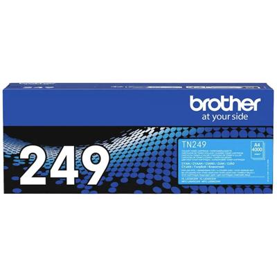 Brother toner, 4.000 pagina's, OEM TN-249C, cyaan