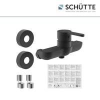 Douchekraan Schutte Denver Mengkraan Opbouw Eéngreeps Zwart - thumbnail