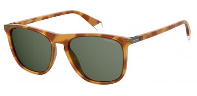 Polaroid zonnebril 2092/S cat. 3 wayfarer polycarbonaat bruin Polaroid zonnebril 2092/S cat. 3 wayfarer polycarbonaat bruin