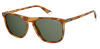 Polaroid zonnebril 2092/S cat. 3 wayfarer polycarbonaat bruin - thumbnail