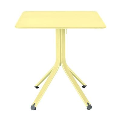 Fermob Rest'o tuintafel 71x71 cm Frosted Lemon