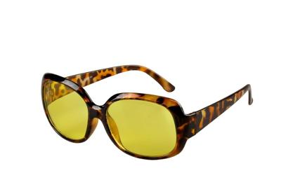 Bril 70's met gele glazen