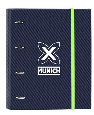 Ringmap Munich Blue indigo Blauw 27 x 32 x 3.5 cm