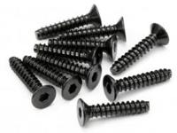 Tp flat head screw m4x20mm (hex socket/10pcs) - thumbnail