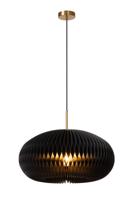 Lucide ARMONI - Hanglamp - Ø 52 cm - 1xE27 - Zwart - thumbnail