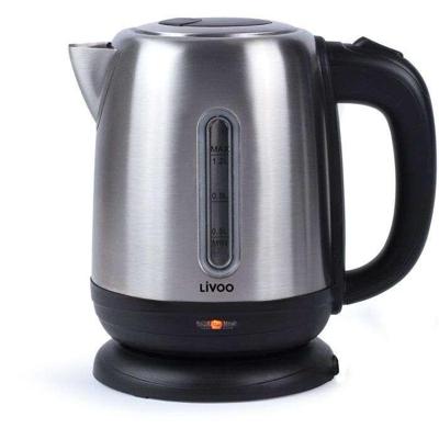 Waterkoker - LIVOO - DOD182 - 1630 W - 1,2 L - 360° draaibare voet - Grijs