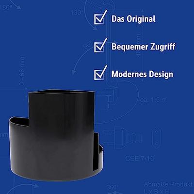 Pennenkoker maul roundbox recycled 6 vaks zwart