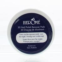 Herome 30 Nailpolish Remover Pads - Aceton vrij - thumbnail