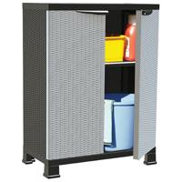 Opbergkast 68x39x92 cm rattan ontwerp - thumbnail
