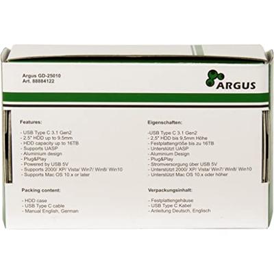 Inter-Tech 88884122 behuizing voor opslagstations HDD-behuizing Zwart 2.5