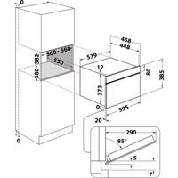 Whirlpool WMD44MB Inbouw combimagnetrons Zwart - thumbnail