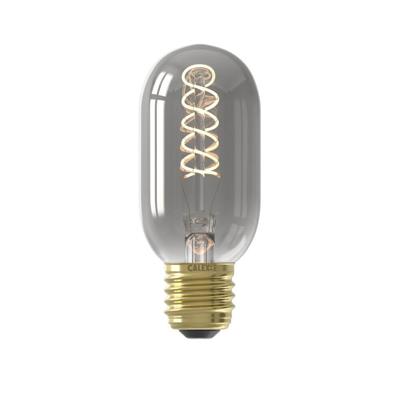 LED Flex Filament Buismodel T45 220-240V 4W E27 136lm 1800K Titanium dimbaar Calex - Calex