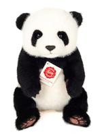 Zittende panda knuffel 28 cm TEDDY HERMANN meerkleurig - thumbnail