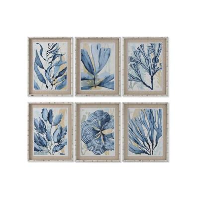 Schilderij Home ESPRIT Blauw 50 x 3 x 65 cm (6 Stuks) Schilderij Home ESPRIT Blauw 50 x 3 x 65 cm (6 Stuks)