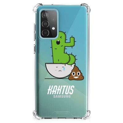 Samsung Galaxy A52 4G/5G Stevig | Bumper Hoesje | Cactus Poo Samsung Galaxy A52 4G/5G Stevig | Bumper Hoesje | Cactus Poo