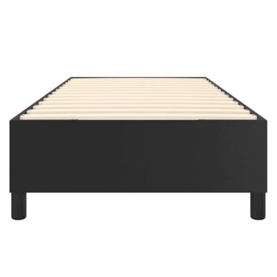 Boxspring bed kunstleer zwart 90x200 cm