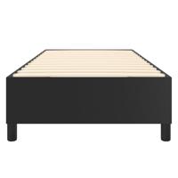 Bedframe kunstleer zwart 90x200 cm - thumbnail
