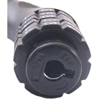 Edge Kettingslot met code trace code 90cm - zwart - thumbnail