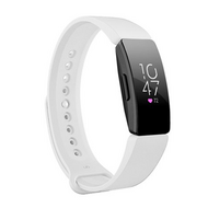Fitbit Inspire 1 / HR / Ace 2 siliconen bandje - Maat: Large - Wit Fitbit Inspire 1 / HR / Ace 2 siliconen bandje - Maat: Large - Wit