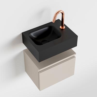 MONDIAZ ANDOR 40cm toiletmeubel linen. LEX 40cm wastafel urban links 1 kraangat MONDIAZ ANDOR 40cm toiletmeubel linen. LEX 40cm wastafel urban links 1 kraangat