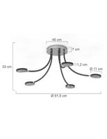 Steinhauer Led plafondlampTuround - 3376ST - thumbnail