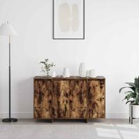 Dressoir Gerookt eiken 120 x 41 x 75 cm Bewerkt hout - thumbnail