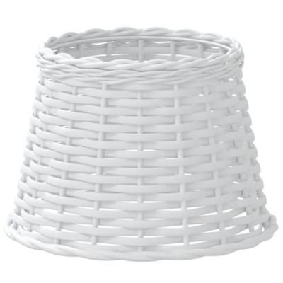 Lampenkap 25x17 cm wicker wit Lampenkap 25x17 cm wicker wit