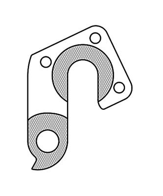 Union derailleurpad gh-213 ghost, merida, felt