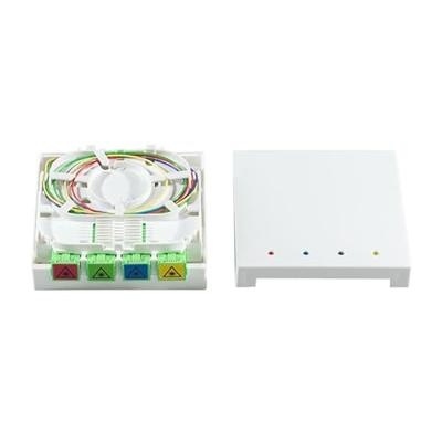 LogiLink FB4SC20 Glasvezel Optische vezel Aansluitkabel 20 m Wit [4x SC APC-bus - 4x SC/APC 8°-stekker] 9/125 µ Singlemode OS2