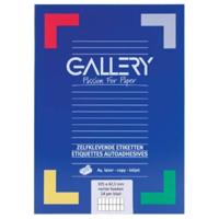 Gallery witte etiketten ft 105 x 42,3 mm (b x h), rechte hoeken, doos van 1.400 etiketten - thumbnail