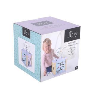 Jipy Houten Activiteiten Kubus Paars/Blauw