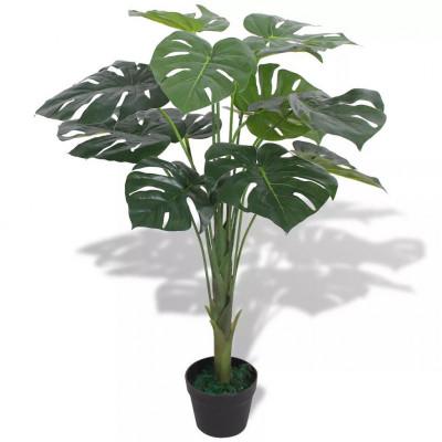 VidaXL Kunst monstera plant met pot 70 cm groen VidaXL Kunst monstera plant met pot 70 cm groen