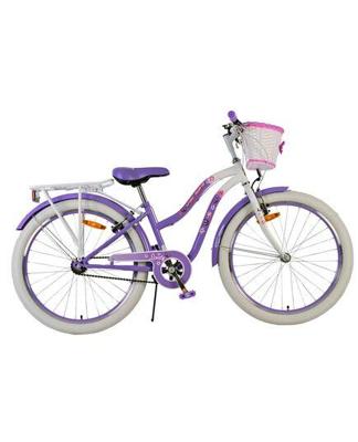 Volare lovely kinderfiets - meisjes - 24 inch - paars - twee handremmen Volare lovely kinderfiets - meisjes - 24 inch - paars - twee handremmen