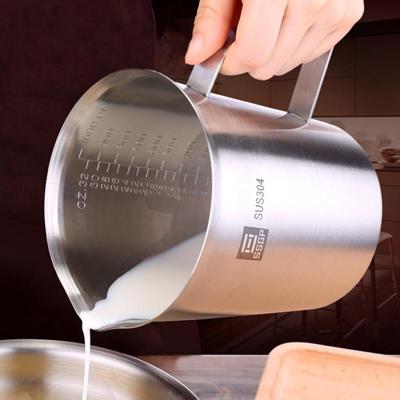SSGP keuken koken Tool RVS studeerde meten Cups grootte: 10 * 9.5 cm 500 ml SSGP keuken koken Tool RVS studeerde meten Cups grootte: 10 * 9.5 cm 500 ml