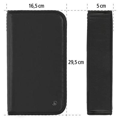 Hama nylon wallet voor 64 cd/dvd/blue-ray zwart