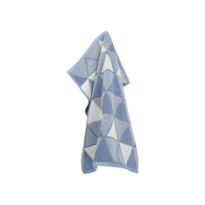 Bunzlau Castle Bunzlau Castle Keukendoek Triangles Grey-Blue