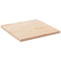 Tafelblad vierkant 80x80x2,5 cm massief grenenhout - thumbnail
