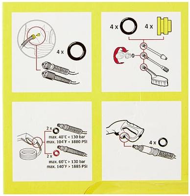 Kärcher Home & Garden 2.640-729.0 O-Ring Set Set reserve-O-ringen Geschikt voor merk Kärcher 1 stuk(s) Kärcher Home & Garden 2.640-729.0 O-Ring Set Set reserve-O-ringen Geschikt voor merk Kärcher 1 stuk(s)