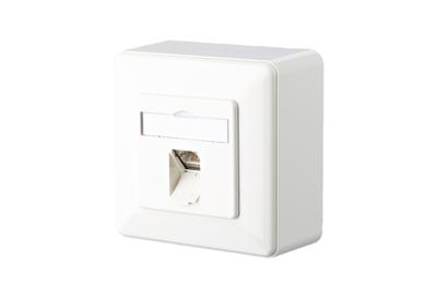 Metz Connect 130C371002-I Netwerkdoos Inbouw (in muur) Inzet met centraalstuk en frame CAT 6A 1 poort Zuiver wit Metz Connect 130C371002-I Netwerkdoos Inbouw (in muur) Inzet met centraalstuk en frame CAT 6A 1 poort Zuiver wit