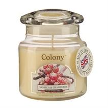 Wax Lyrical Candle Jar Vanilla & Cranberry Geurkaars