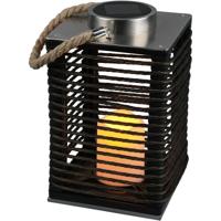 LED Tafellamp Zonne-energie IP44 Sensor - Mat Zwart - Kunststof - thumbnail