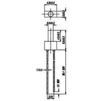Everlight Opto 103SDRD/S530-A3 Bedrade LED Rood Cilindrisch 2 mm 25 mcd 130 ° 20 mA 2 V - thumbnail