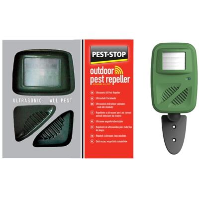 Pest-Stop Outdoor Pest Repeller - ultrasone ongediertebestrijder (1 st.) Pest-Stop Outdoor Pest Repeller - ultrasone ongediertebestrijder (1 st.)