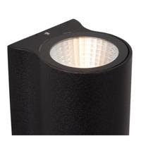 Lucide AKRA - Wandlamp Binnen/Buiten - LED - 2x6,5W 2700K - IP54 - Zwart - thumbnail